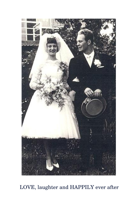 Klassieke jubileumkaart met krans 50 jaar getrouwd