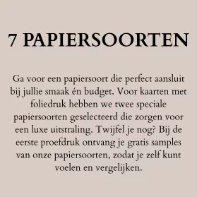 gloria cards papiersoorten
